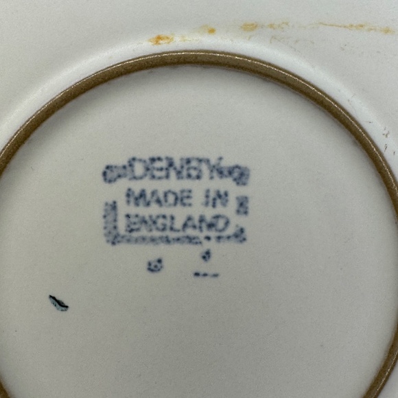 Vintage Denby Shamrock 10 inch dinner plates set of 2 - Picture 6 of 7